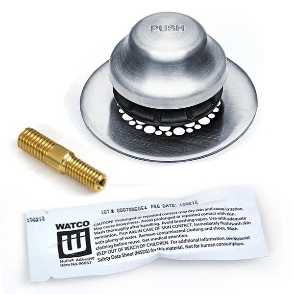 Watco UnivNuFit-FA-Silicone and Combo Pin, Chrome 48750-FA-CP-G-47